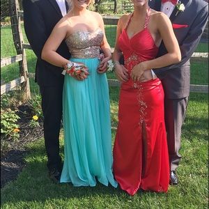 Red prom dress